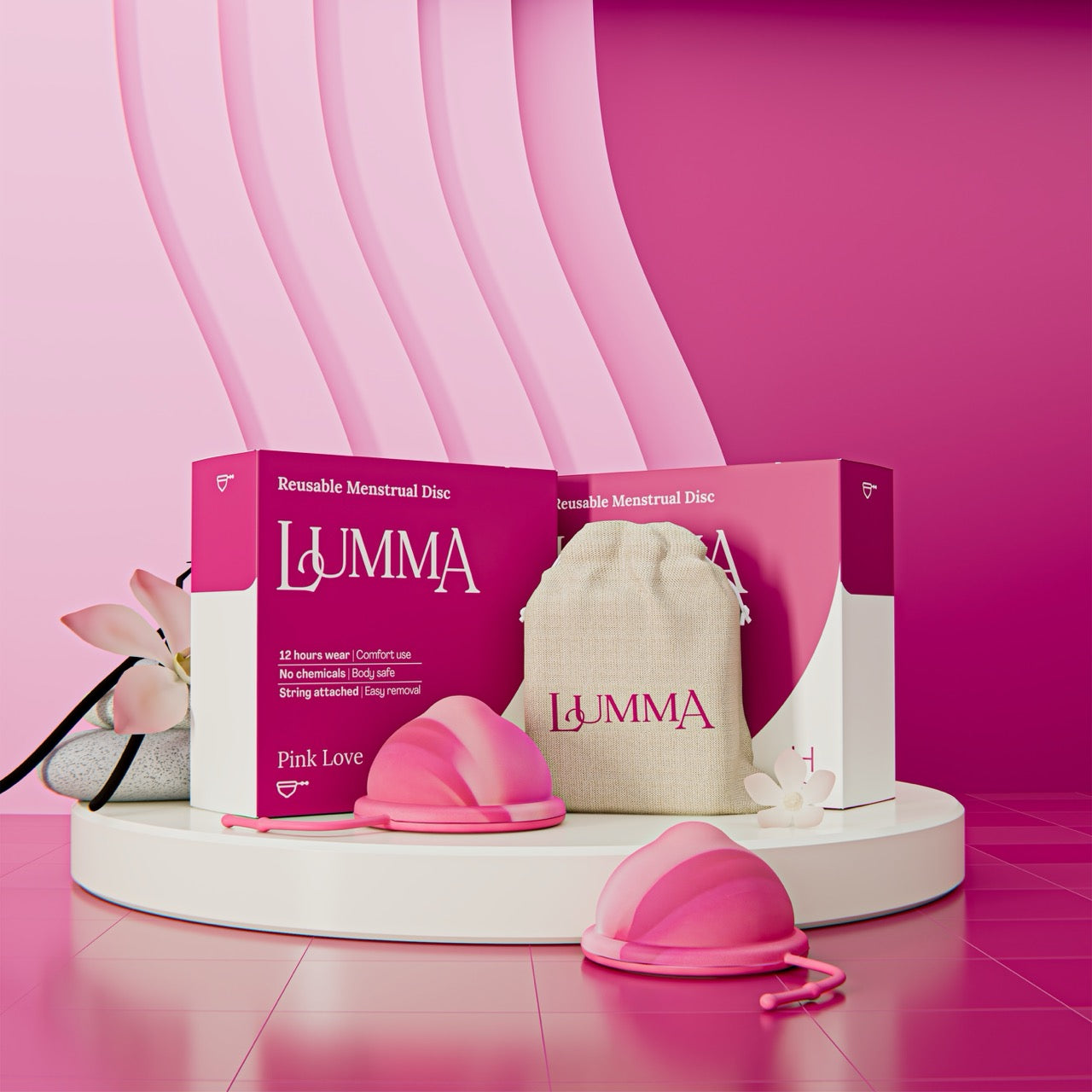 Coletor Disco Menstrual Reutilizável Lumma™ | Tradição e