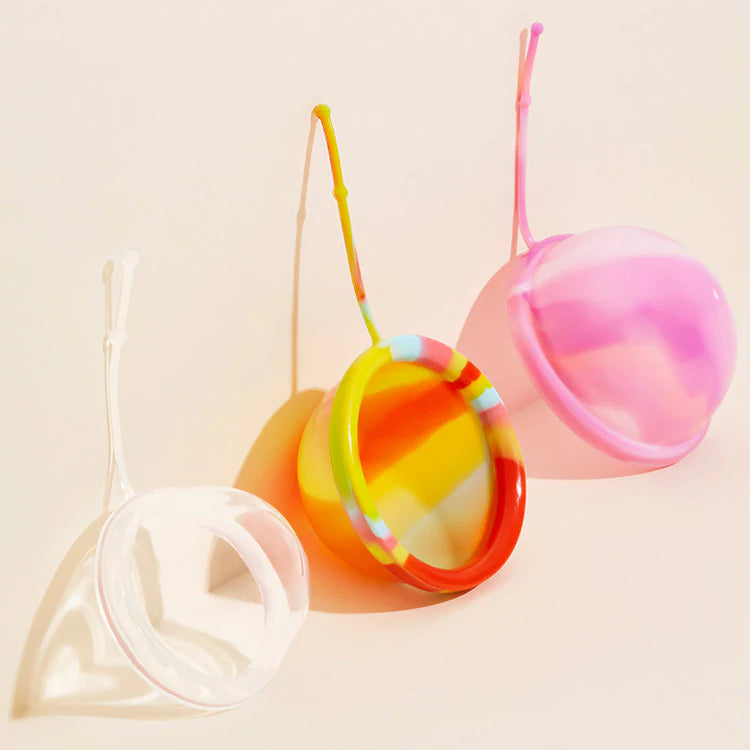 Trio de cores de discos menstruais Lumma