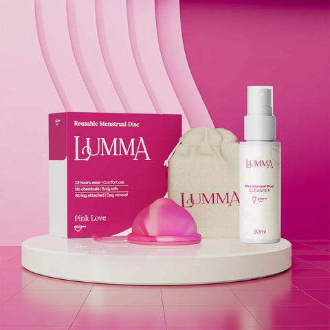 Oferta Kit com Disco Menstrual + Higienizador